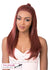 Swiss Lace Phyllis RED/SANGRIA It's A Wig UK with bun